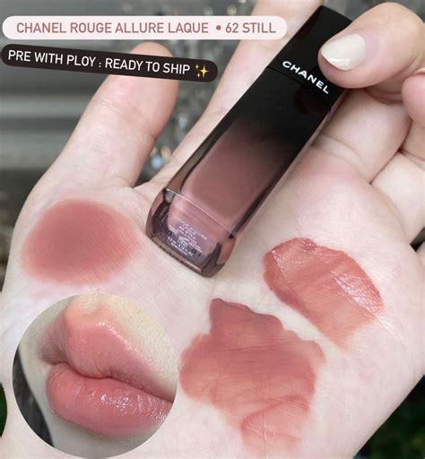 chanel rouge 62|Chanel allure laque longwear.